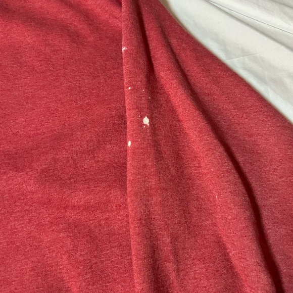 Women’s Be Merry Gildan Santa Bleach Sweatshirt 2XL Red - Picture 8 of 13